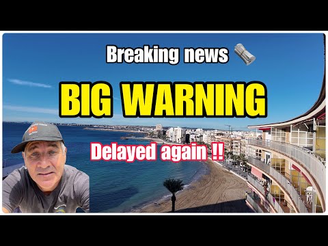 📍 Today in Torrevieja 🇪🇸 | Playa del Cura Walking Tour + ETIAS Delayed Update (Latest Travel news )