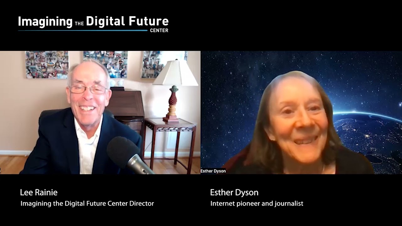 Pioneering tech journalist Esther Dyson speaks with Lee Rainie (full interview)