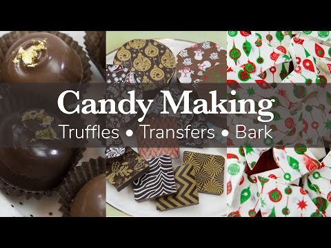 How to Make Truffles, Almond Bark and Use Chocolate Transfer Sheets | Global Sugar Art