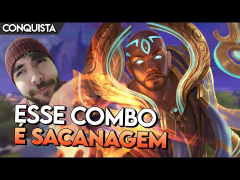ESSE COMBO É SACANAGEM! (INIMIGO) OLORUN MID - Master Ranked Conquista - Smite BR
