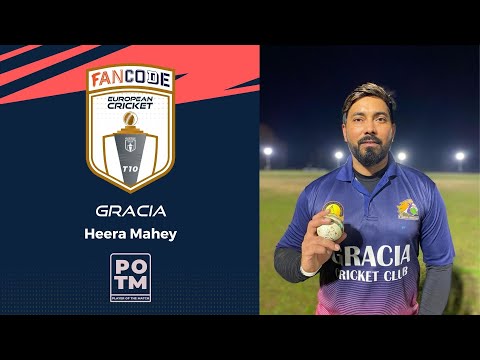 MOM: H.Mahey - GRA vs CTL |Highlights|FanCode European Cricket T10 Barcelona |Day 19|Barcelona 2021