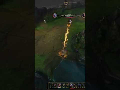 T1 Zeus's Tristana one-shot LeBlanc