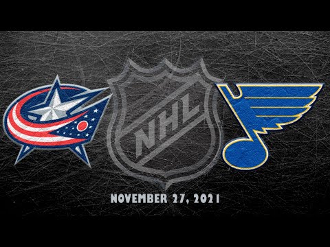 NHL Blue Jackets vs Blues | Nov.27, 2021