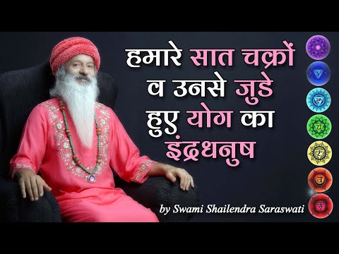 जानिए हमारे सात चक्रों व उनसे जुड़े हुए योग का इंद्रधनुष !