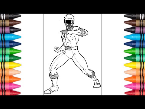 Red POWER RANGER Coloring Page #324 - Unknown Brain - Let You Go (ft. NotEvenTanner) [NCS Release]