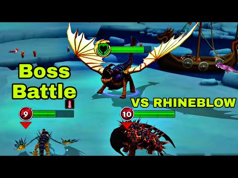 BOSS BATTLE VS RHINEBLOW - New GAUNTLET - Dragons:Rise of Berk