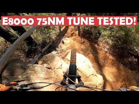 eBike Motor Test - Shimano E8000 Power Boosted To 75NM - Standard Bike Vs Tuned Bike - Merida e160