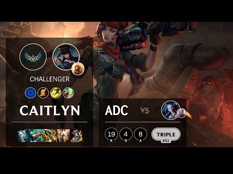 Caitlyn ADC vs Jinx - EUW Challenger Patch 12.3