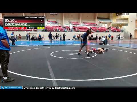 89-95 Lbs Round 4 - Raj Ravi, North Carolina Vs Everett Lovingood, Smoky Mountain Youth Wrestling