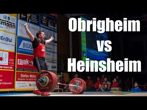 SV Germania Obrigheim gegen TSV Heinsheim Gewichtheben Bundesliga 2018-01-20