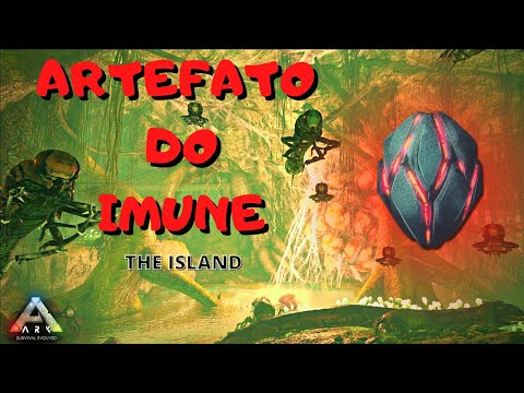 🦟ARTEFATO DO IMUNE - CAVERNA MUITO FÁCIL - ARK(THE ISLAND)