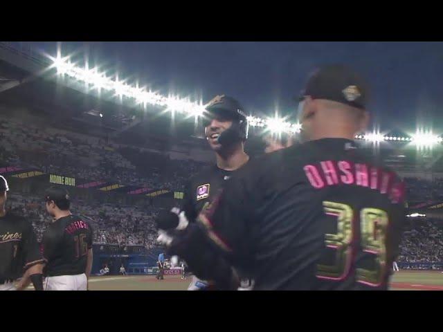 【3回裏】変化球を捉えた!! マリーンズ・ソト 左中間スタンドへと突き刺す先制の3ランHR!!  2024年7月13日 千葉ロッテマリーンズ 対 オリックス・バファローズ