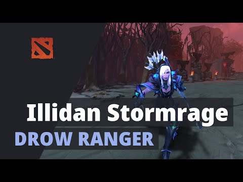 Illidan Stormrage plays Drow Ranger Dota 2 Full Game
