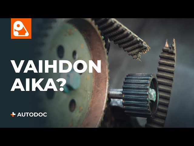 Katso video-opas kuinka vaihtaa Jakohihna ja vesipumppu CITROËN XM-mallin