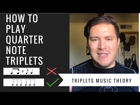 Thumbnail for Quarter Note Triplets Metronome | How to Play Quarter Note Triplets - Triplets Music Theory by Josh Castillo