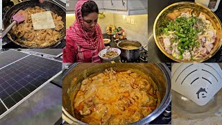 Sab btaon gi time ane par || Solar lagwa lia || kadhi pakora || quick chicken pasta