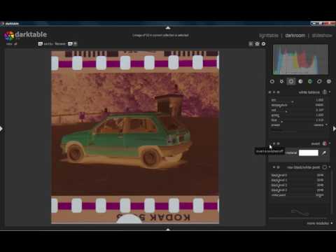 Darktable Invertieren
