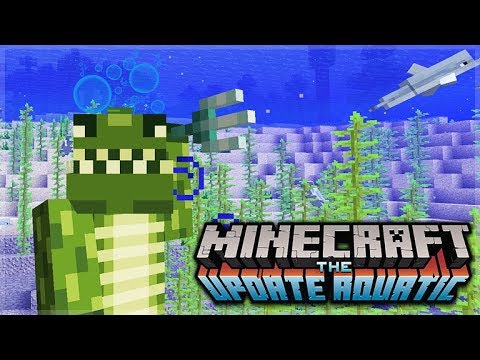 MINECRAFT 1.13 AQUATIC UPDATE - NEW WORLD, NEW ADVENTURE, NEW OCEANS!