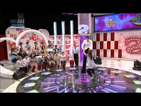 100710 f(x) Sulli Luna Stilt Man Dance