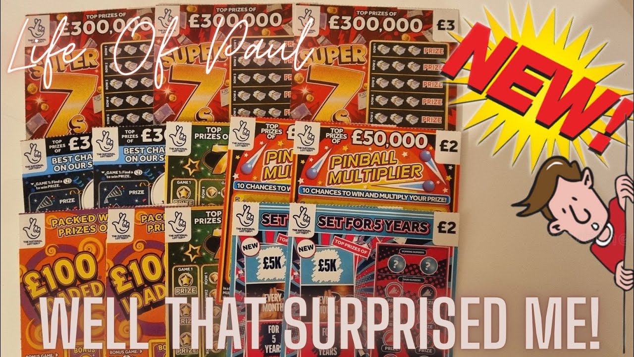 New £3 and £2 Lottery Scratch Cards