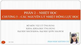 Vật lý đại cương A1| HCMUT - | Tóm tắt bài giảng | Chương 5: Các nguyên lý