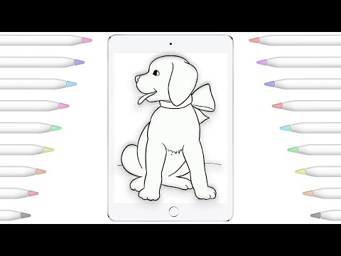 Dog - Coloring Pages | How To Color Draw