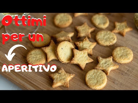 BISCOTTI SALATI AL PARMIGIANO - Sfiziosi e croccanti