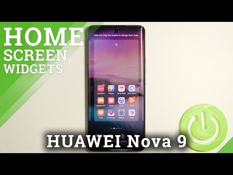 How to Manage Widgets on HUAWEI Nova 9 - Add and Remove Widgets on Home Screen