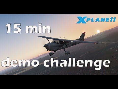 X plane 11 VR - 15 min demo challenge