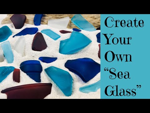 Make Your Own Sea Glass Tumbled Glass Easy Step By Step Beach Glass Tutorial For The Perfect Recipe