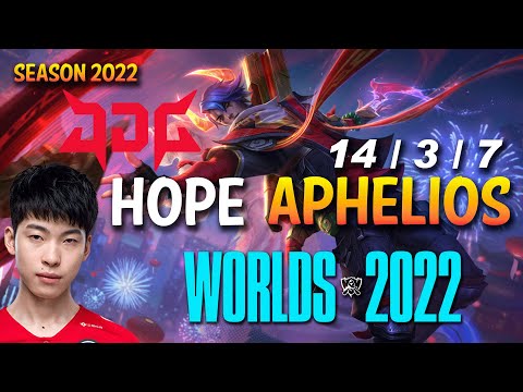 JDG Hope APHELIOS vs MISS FORTUNE ADC - NA Ranked - WORLDS 2022