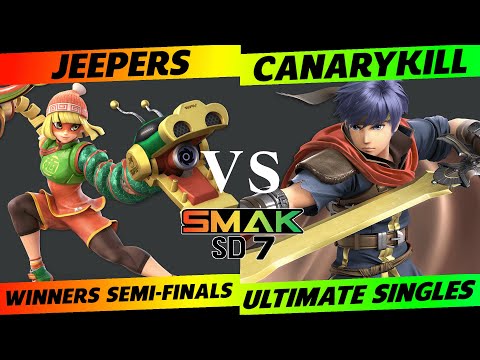 SMAK-SD7 Winners Semi-Finals - Jeepers (Min Min) vs. CanaryKill (Ike) - SSBU
