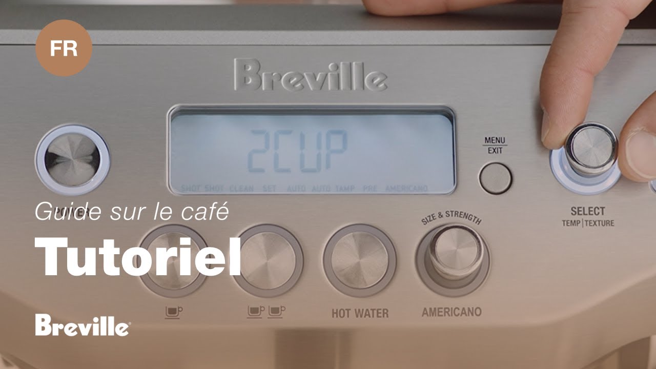 Comment régler le volume, la durée et la température d’extraction