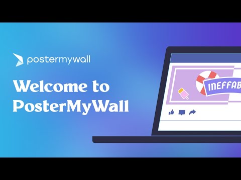 PosterMyWall 소개 영상