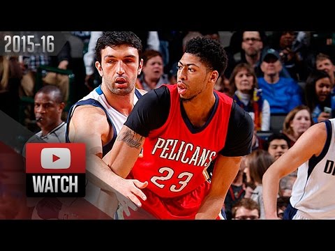Anthony Davis Full Highlights at Mavericks (2016.01.02) - 31 Pts, 14 Reb