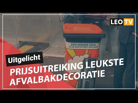 Uitgelicht: Prijsuitreiking leukste afvalbakdecoratie