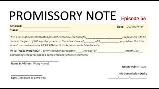 Promissory Notes | v2020 (Ep. 56)