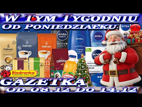 𝐁𝐈𝐄𝐃𝐑𝐎𝐍𝐊𝐀 – New Promotional Leaflet from 08/12/2025 | This Week Your Bargains at Biedronka!