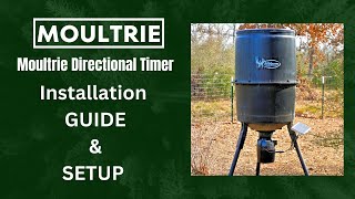 🦌 Moultrie Directional Feeder Timer. Installation on Wildgame Feeder 🐗