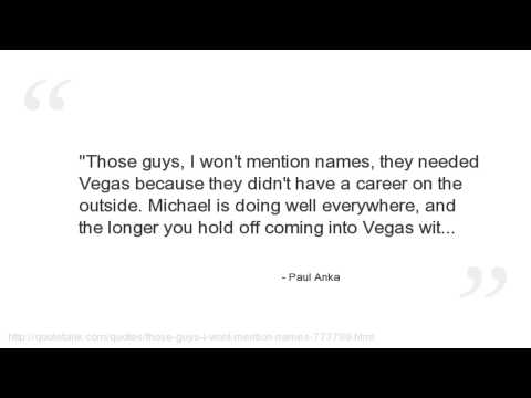 download lagu mp3 mp4 Paul Anka Quotes, download lagu Paul Anka Quotes gratis, unduh video klip Paul Anka Quotes