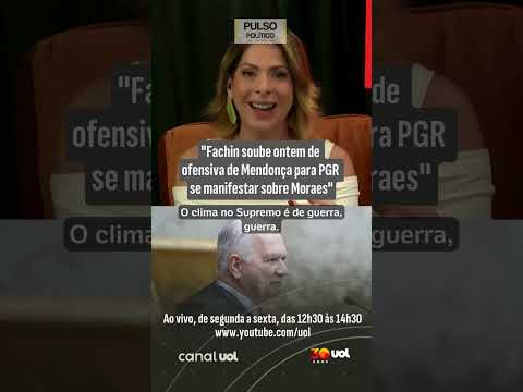 Fachin soube ontem de ofensiva de Mendonça para PGR se manifestar sobre Moraes, apura Daniela Lima