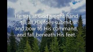 God The Lord Is King; Before Him