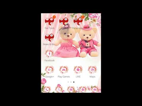 Pink theme teddy bear Video