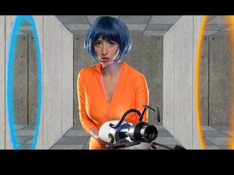 Space Girl Plays Portal! | Lauren Francesca