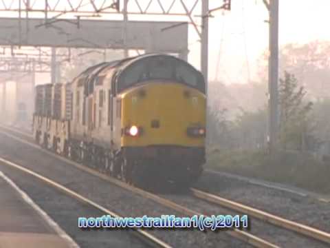 Drs class 37059+37604 was working the (6c53) flasks at acton bridge on the 22/04/2011