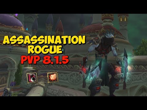 Assassination Rogue PvP Battlegrounds - WoW BFA 8.1.5