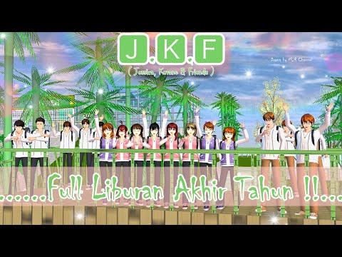 J.K.F (Jessica, Kevan & Friends) || Queen Island 🏝️2025 || Drama Sakura School Simulator
