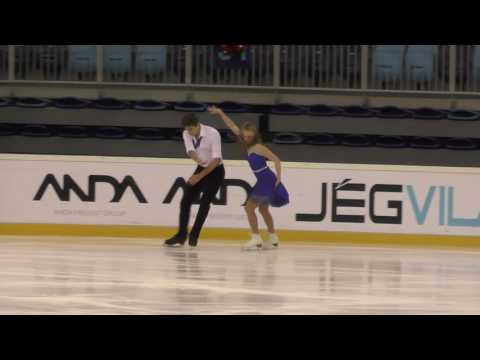 2016 Santa Claus Cup: Hanna JAKUCS - Dániel ILLÉS (HUN), ID Non-ISU Junior Short Dance