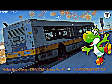 Winter Wonderland! | Yoshi’s Ride Series {S9-E22A} - Riding the 450 🚌 - {MBTA} | ANNIVERSARY EDITION