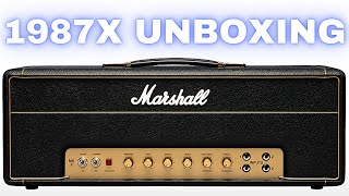 Video thumbnail for Marshall 1987x 50 Watt Plexi Head Unboxing / Playthrough by Hollywood Rare Guitars